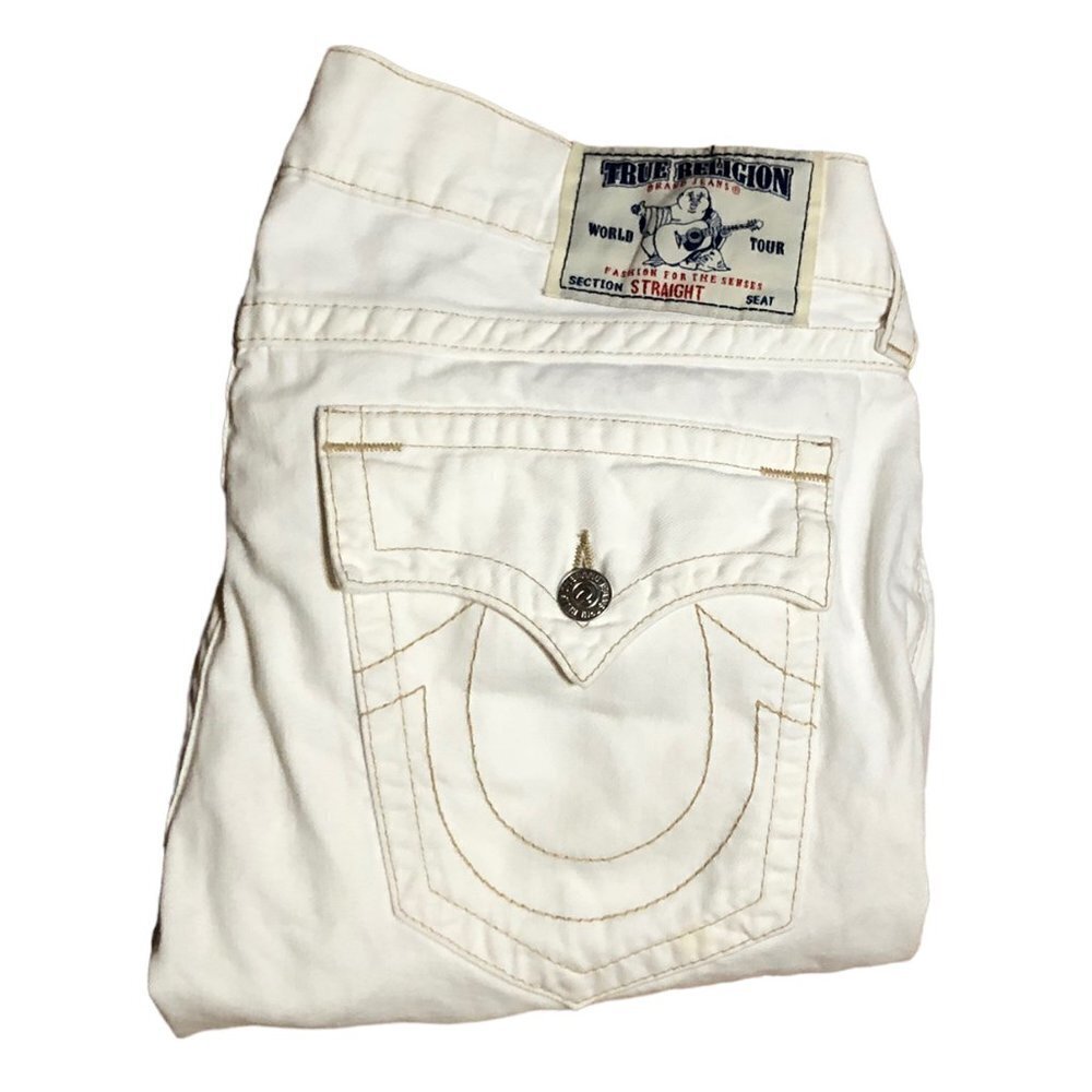 Vintage True Religion Jeans Size 38 STRAIGHT White